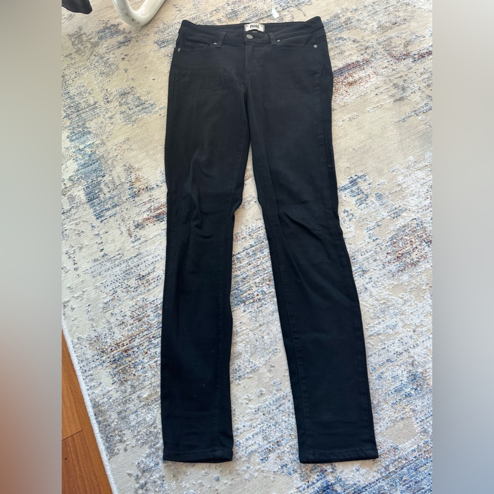 PAIGE Black Denim Jeans